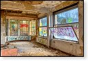 HDR urbex brandweerauto brandweerwagen fire truck camion de pompiers graffiti Sanatorium Dolhain basil decay verlaten kunst art